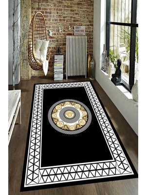 İnka Halı Antibakteriyel Kaymaz Dot Taban Yıkanabilir Dijital Baskı Halı MRC2441