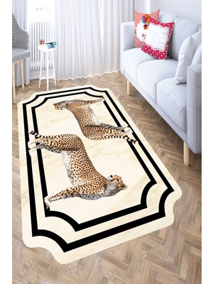 İnka Halı Antibakteriyel Kaymaz Dot Taban Yıkanabilir Dijital Baskı Halı MRC2685