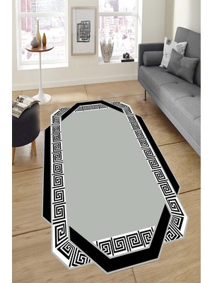 İnka Halı Antibakteriyel Kaymaz Dot Taban Yıkanabilir Dijital Baskı Halı MRC2670