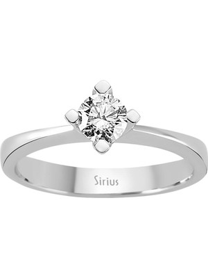 Sirius G Renk 0,37 Karat Pırlanta Tektaş Yüzük 0417R0085