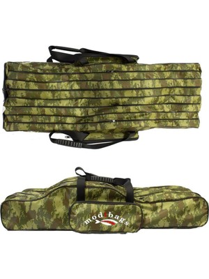 Modibags 130 cm 4 Göz Kamuflaj Olta Çantası