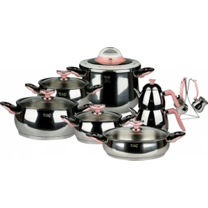 1697 Glory 18 Parça Çeyiz Seti Pembe