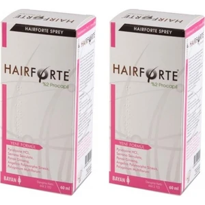 Hairforte Sprey Kadın 60 ml x 2 Adet