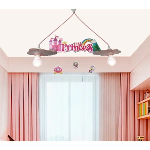 Ahşap Lıttle Prıncess Çocuk Odası Aydınlatma
