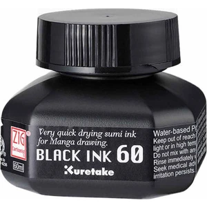 Black Ink Siyah Yazı ve Çizim Mürekkebi 60 Ml. (Hızlı Kuruyan)