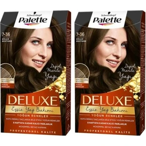 Deluxe Saç Boyası 7.36 Küllü Kestane 2ADET