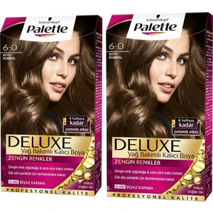 Deluxe Saç Boyası 6.0 Koyu Kumral 2 Adet