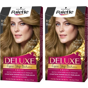 Deluxe Saç Boyası 8.0 Bal Köpüğü 2 Adet