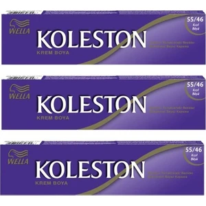 Koleston Saç Boyası Tüp 3 Lü Kızıl Büyü 55.46