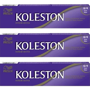 Koleston Saç Boyası Tüp 3 Lü Kızıl Bakır 6.4