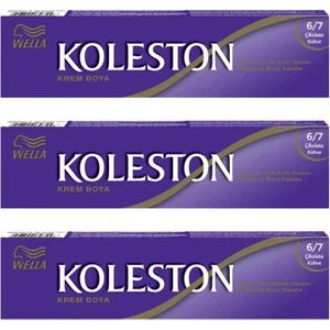 Koleston Saç Boyası Tüp 3 Lü Çikolata Kahve 6.7