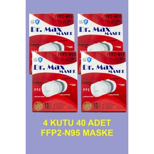 Dr. Max Antivir Ffp2 N95 Meltblown Maske 5 Katlı Koruma 40'lı