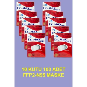 Dr. Max Antivir Ffp2 N95 Meltblown Maske 5 Katlı Koruma 100'LÜ