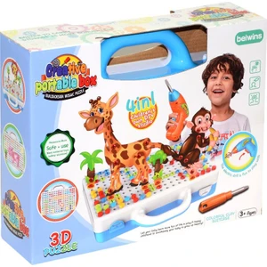 Birlik Toys 198-10-11B 3D Matkaplı Creative Puzzle