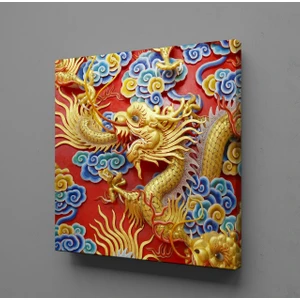 Sarı Ejderha 25X25 cm