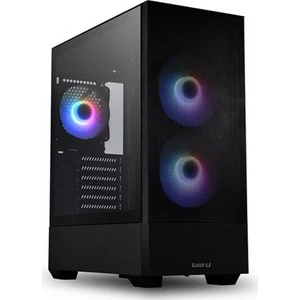 Lian Li Lancool 205 Mesh 2X140MM Argb FAN/1X120MM Argb Fan Temperli Cam USB 3.0 Mesh Siyah Atx Mid-Tower Bilgisayar Kasası