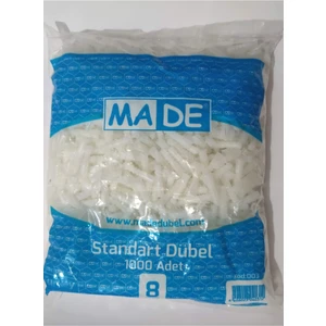 Dübel Vida Yuvası 8 mm 1000'LI Set