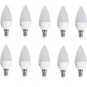 10'lu 7W LED Mum  Avize Ampulü Buji Ampul Günışığı