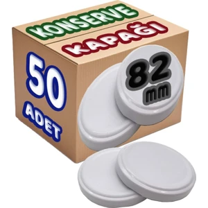 Konserve Kapağı Büyük Standart 82 mm 50 Adet