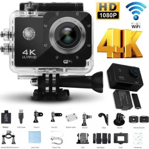 Aksiyon Kamera KS-503 4K Çözünürlük Wifi'li Uzaktan Kumandalı 2,0 Inch Ekranlı