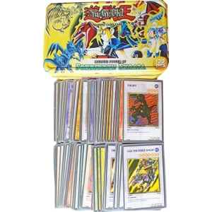 PopŞeker Yu-Gi- Oh Metal Kutulu Oyun Kartları 100 Adet