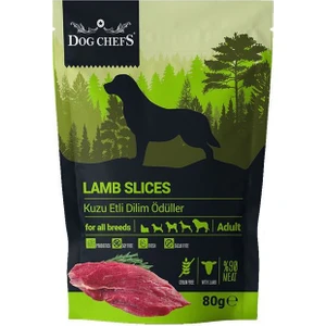 Dog Chefs Kuzu Etli Dilim Köpek Ödülü 80 gr