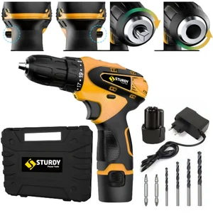 Power Tools 36 Volt 5.0 Amper Çift Akülü ARMUT MODEL Şarjlı Vidalama Matkap