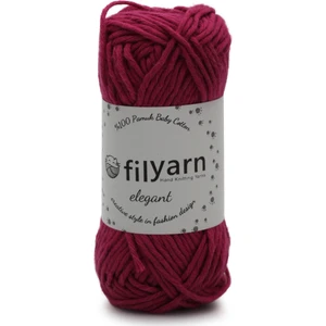 Koyu Lila 3360 Baby Cotton Elegant Örgü Ipi Amigurumi Ipi Punch Örgü Ipi Oeko-Tex Startdart 100 - 25 gr