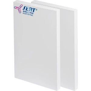 Sert Kırtasiye Tuval 35CM x 50CM Arkadan Zımbalı Tuval 2li Paket