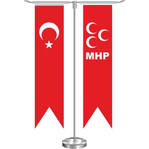Bayrak Online T Kırlangıç Mhp Masa Bayrağı Takımı
