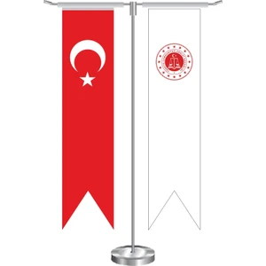 Bayrak Online T Kırlangıç T.C Adalet Bakanlığı Masa Bayrağı Takımı