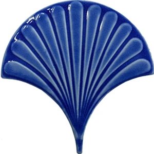 Armada Çini 17x17 cm Kobalt İstiridye Balık Pulu Seramik