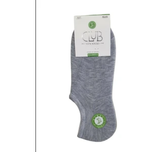 Club Socks 3 Çift Gri Renk Dikişsiz Bambu Sneaker