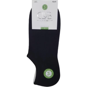 Club Socks 3 Çift Siyah Renk Dikişsiz Bambu Sneaker