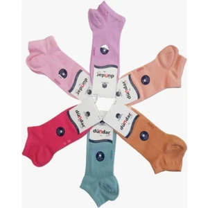 12 Çift Açık Karışık Renk Dikişsiz Patik Çorap