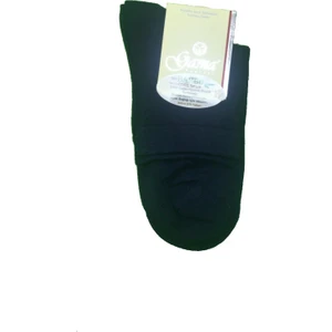 6 Çift Lacivert Renk Yarım Konç Bambu Patik Çorap