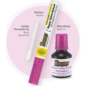 BR-9558 Board Marker Set Pembe