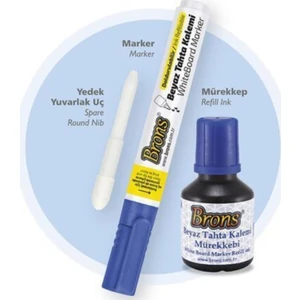 BR-9551 Board Marker Set Mavi