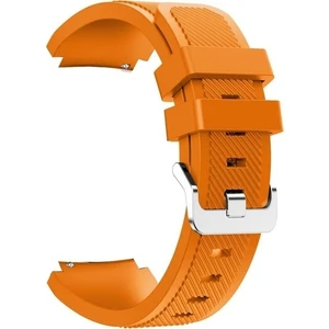  Apsuwa Samsung Galaxy Gear S3 46MM Uyumlu Kordon Ultimate  Silikon Saat Kordonu 22/lm2--Turuncu