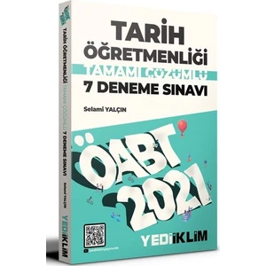 Yediiklim Yayınları 2021 ÖABT Tarih Öğretmenliği Tamamı Çözümlü 7 Deneme Sınavı