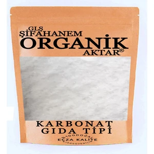 GLŞ Şifahanem Organik Aktar Karbonat 1 kg Ecza Kalite Gıda Tipi