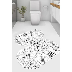 İnka Halı Kaymaz Taban Yıkanabilir 2'li Banyo Paspası (50X60 cm - 60X100 Cm) BRC1485