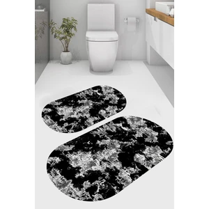 İnka Halı Kaymaz Taban Yıkanabilir 2'li Banyo Paspası (50X60 cm - 60X100 Cm) BRC1504
