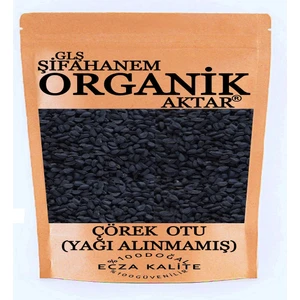 GLŞ Şifahanem Organik Aktar Çörek Otu Tane 1 kg Yağı Alınmamış  Ecza Kalite