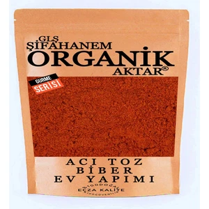 GLŞ Şifahanem Organik Aktar Acı Toz Biber Ev Yapımı Özel 1 kg  Saf Kırmızı Toz Biber