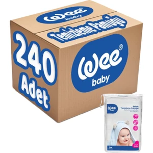 Wee Baby Bebek Temizleme Pamuğu 240'LI Yumuşak Dokulu Hassas Ciltler İçin Anti-Alerjik Ürün