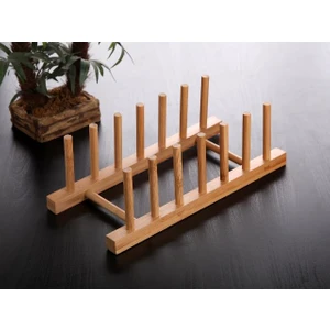 Bambu Tabaklık 6 Bölmeli 28CM*11,5CM