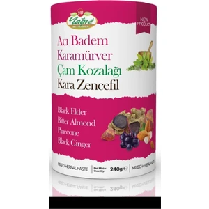 Acı Badem Karamürver Çam Kozalağı Kara Zencefil Macunu 240 Gram