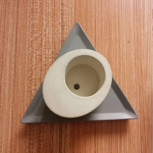 Silikon Beton Saksı Kalıbı  Oval