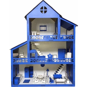 Ahşap Oyun Evi 80CM 36 Eşya